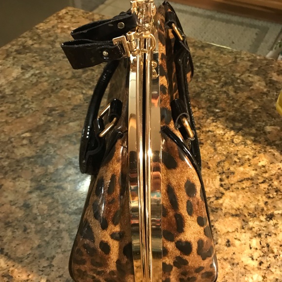 Super Unique Vintage Leopard PinUp style Purse - Picture 2 of 8